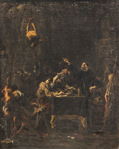 Torture Scene by Alessandro Magnasco
